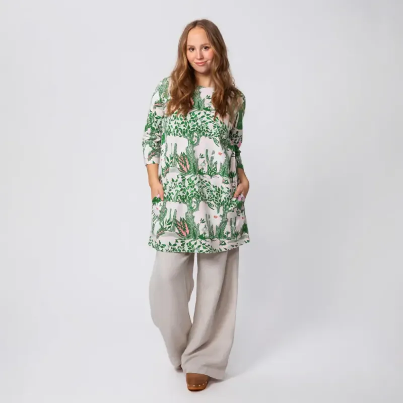 Hilda Tunika Vårkastanj Grön