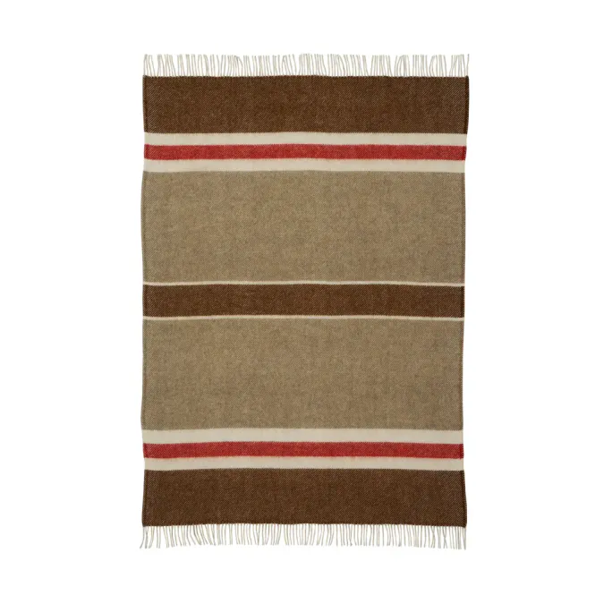 Huvudbild Gotland Stripe Brun/Beige/Rost