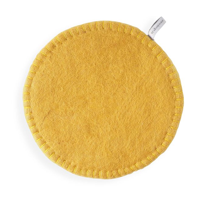 Huvudbild Grytunderlägg Tvåfärgad Gul
